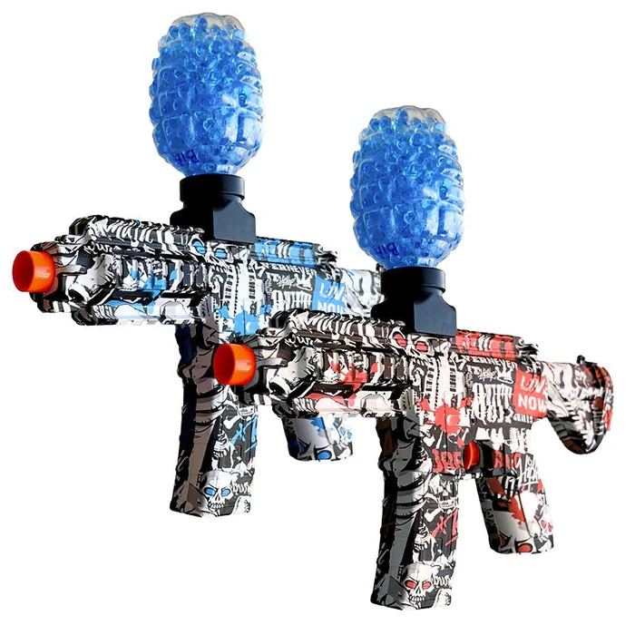 Kit 2 Unidades Brinquedos Lançadores (+20.000 bolinhas)(Azul)(Vermelho)