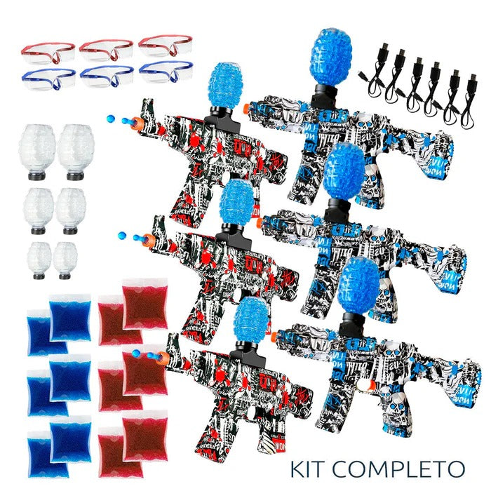 Kit 6 Unidades Brinquedos Lançadores (+100.000 bolinhas)